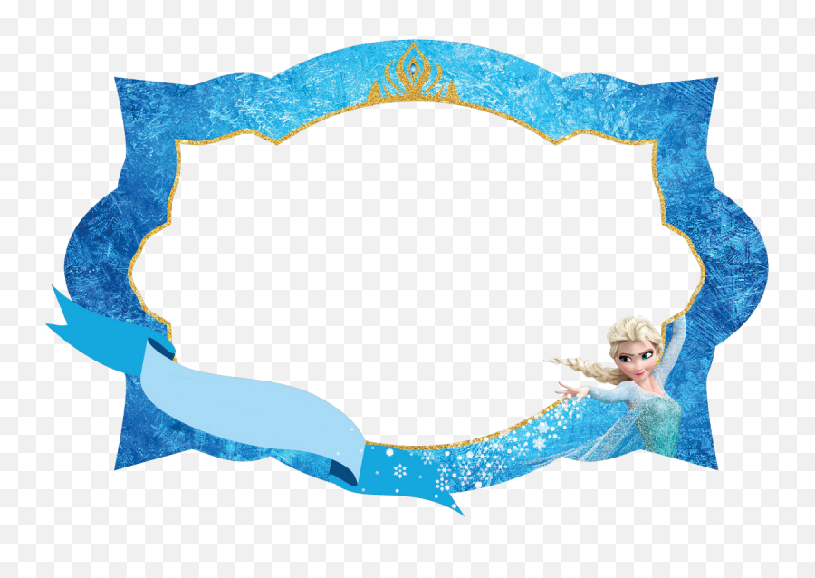 Frozen Clipart Picture Frame - Elsa Frozen Emoji,Frozen Clipart