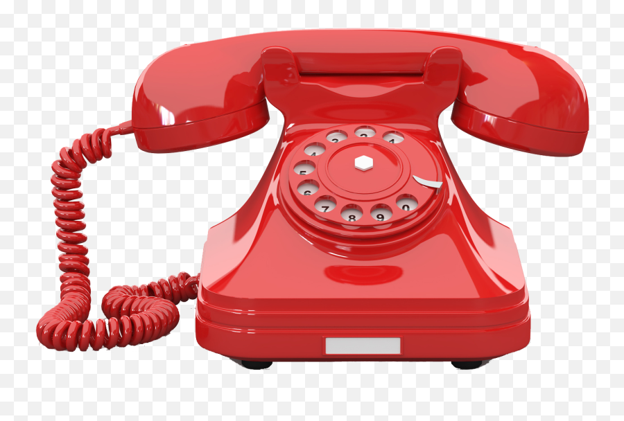Phone Png - Red Old Telephone Png Emoji,Phone Png