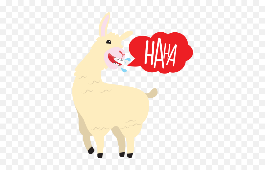 Hahaha Llama Make Someone Smile Today The Perfect Holiday Emoji,Llama Face Clipart