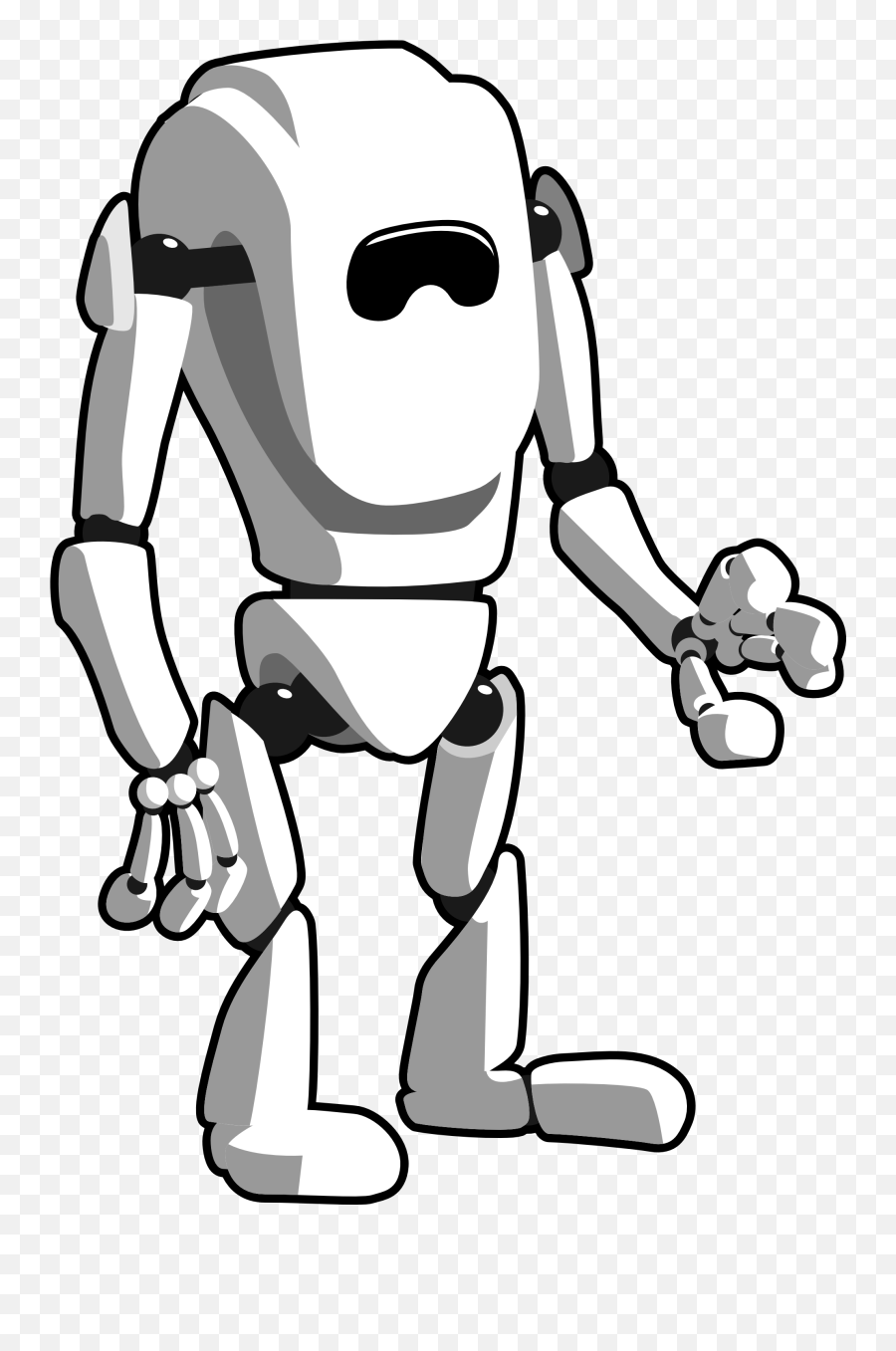 Net Clip Art Robot Black White Art Ezekiel Halloween - Black And White Robot Clipart Emoji,Halloween Clipart Black And White