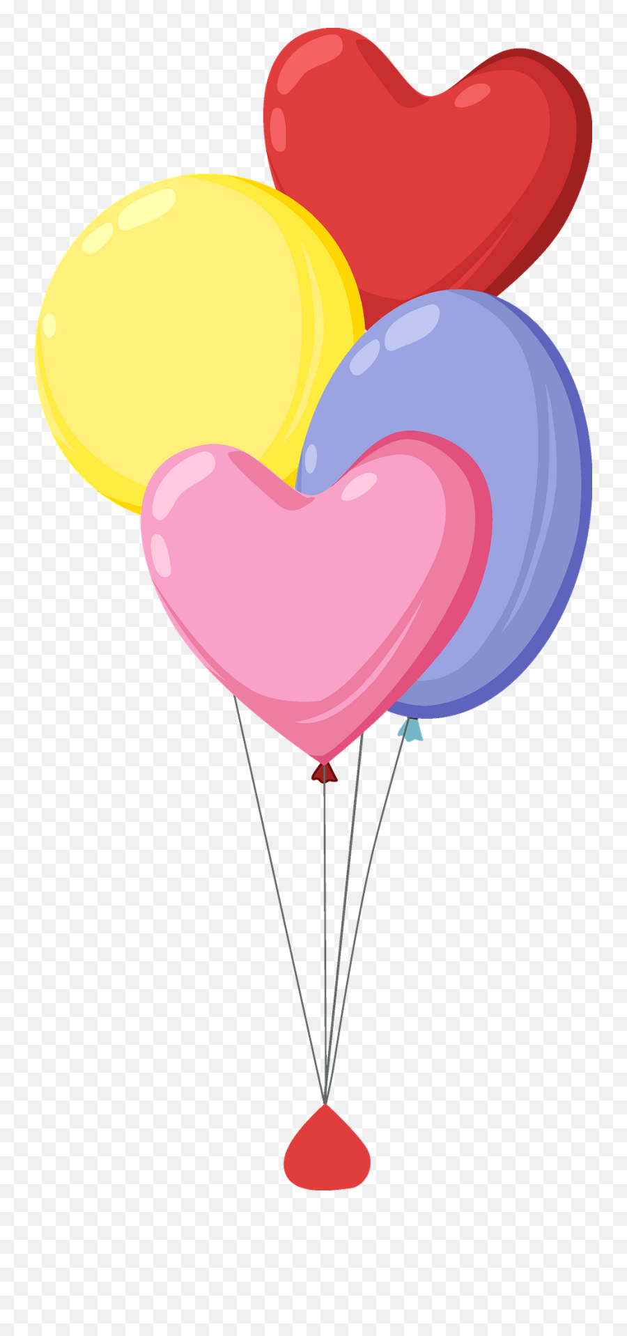 Balloons Clipart - Balloon Clipart Emoji,Balloon Clipart
