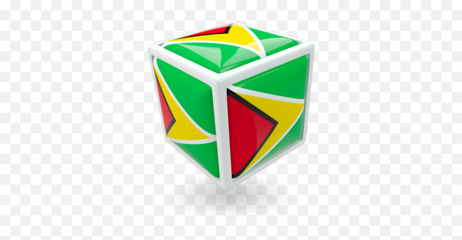 Illustration Of Flag Of Guyana - Happy Independence Guyana Emoji,Guyana Flag Png