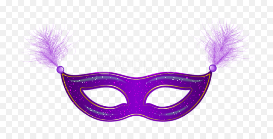 Free Png Download Purple Carnival Mask Clipart Png - Mask Emoji,Mardi Gras Transparent Background
