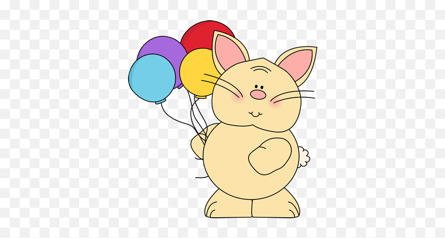 Bunny Balloon Clip Art - Bunny Balloon Image Clip Art Emoji,Special Clipart