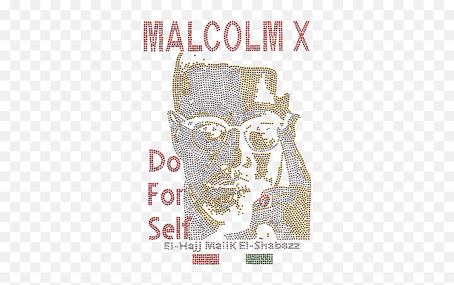 S102150 - Malcolm X Do For Self Emoji,Malcolm X Png