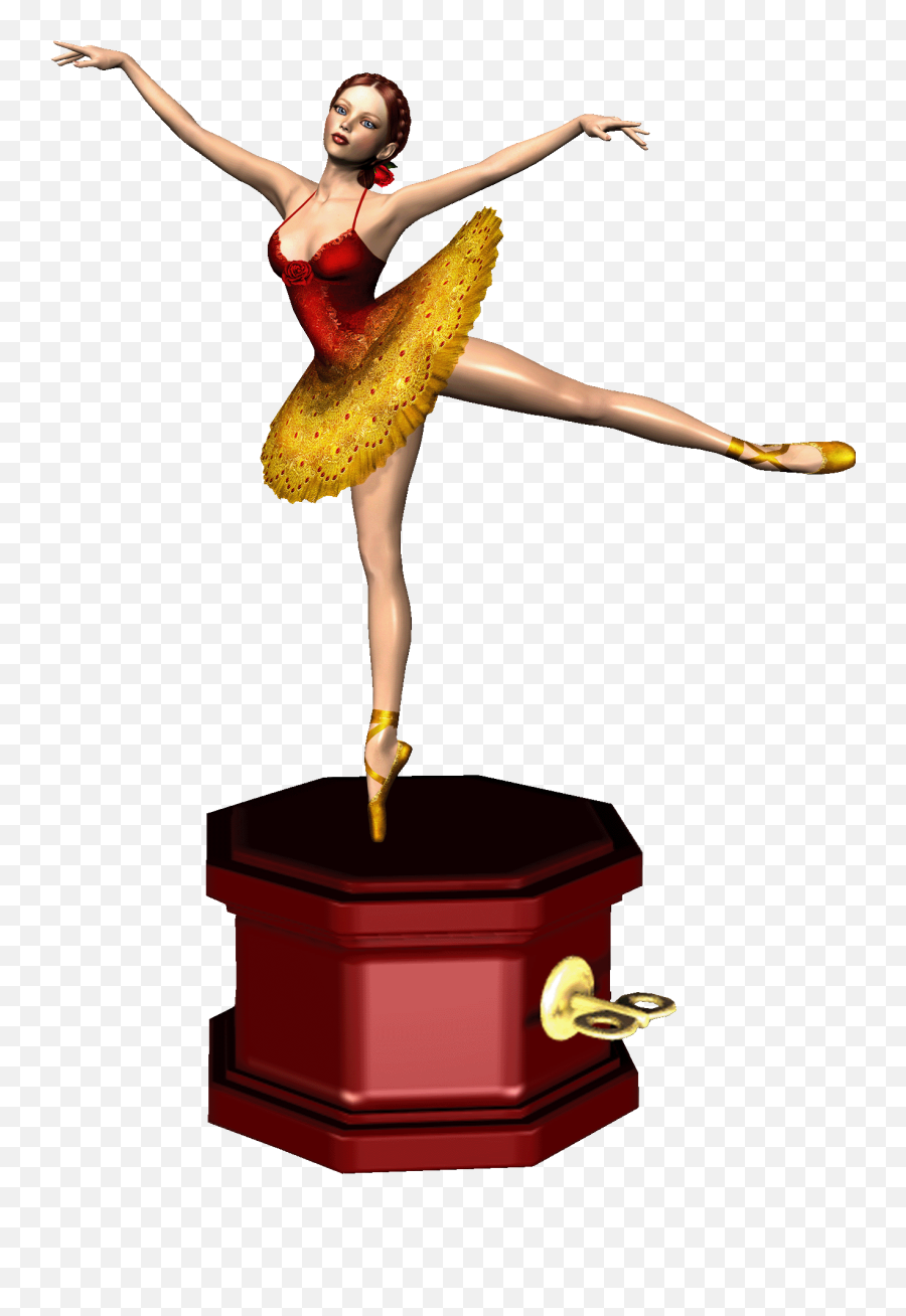 Ballerina Music Box Dancer Clipart - Full Size Clipart Dancer On A Music Box Emoji,Dancer Clipart