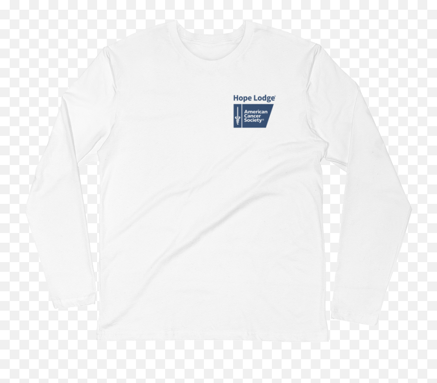 Hope Lodge American Cancer Society Long Sleeve Shirt Emoji,American Cancer Society Logo Png