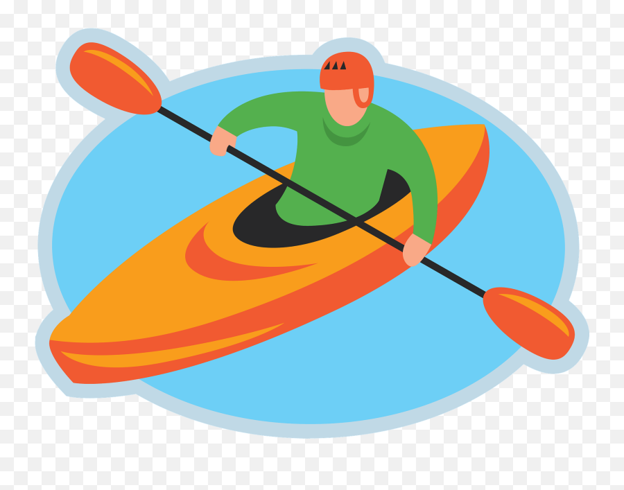 Kayak Clipart Free Download Transparent Png Creazilla - Sporty Emoji,Canoe Clipart