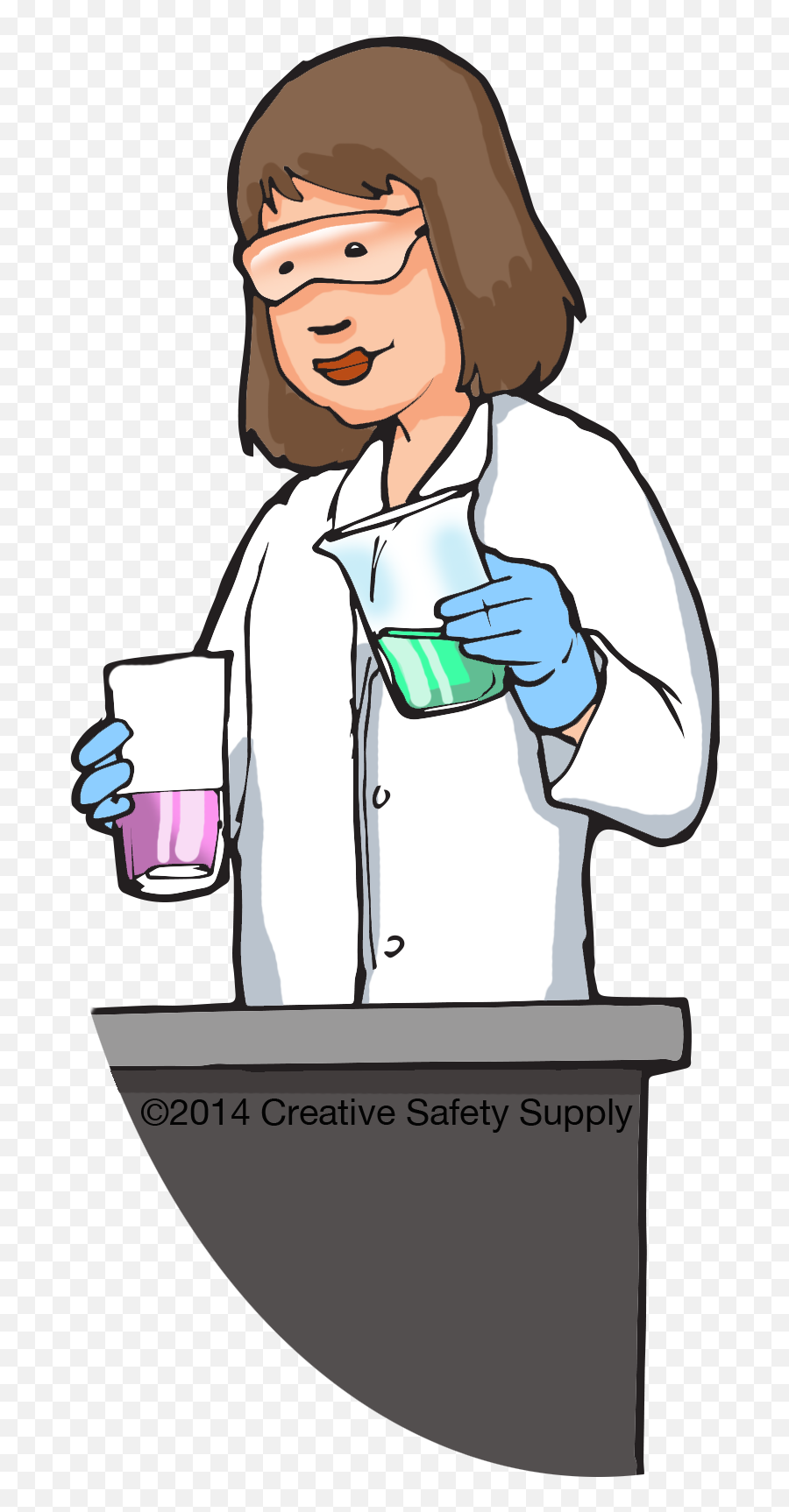 Safe Clipart Lab Safety - Laboratory Lab Safety Clipart Safety Lab Coat Clipart Emoji,Safety Clipart
