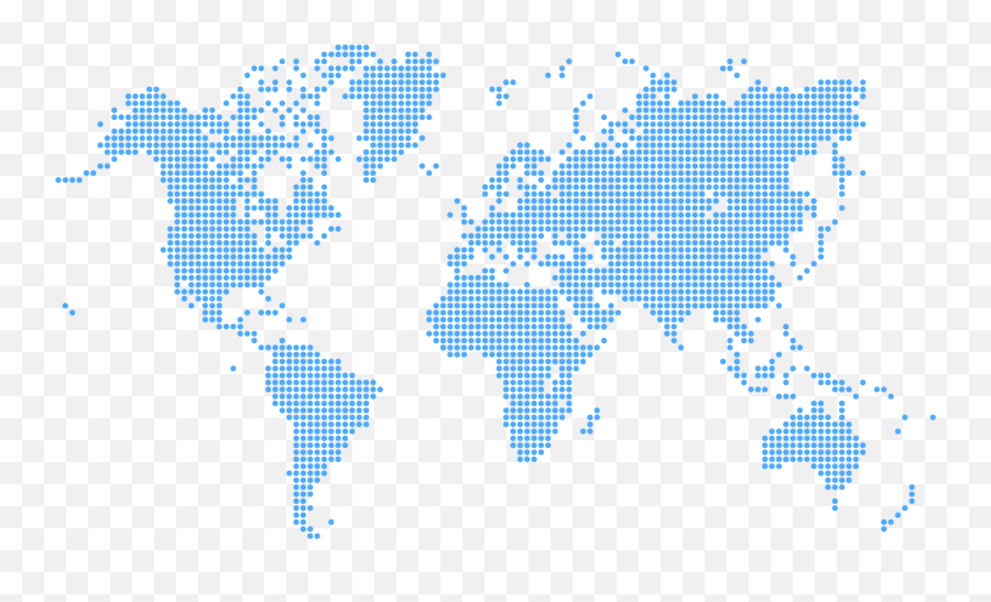 Map Png World Map Clipart Free - Dot Map Of World Emoji,Dot Png