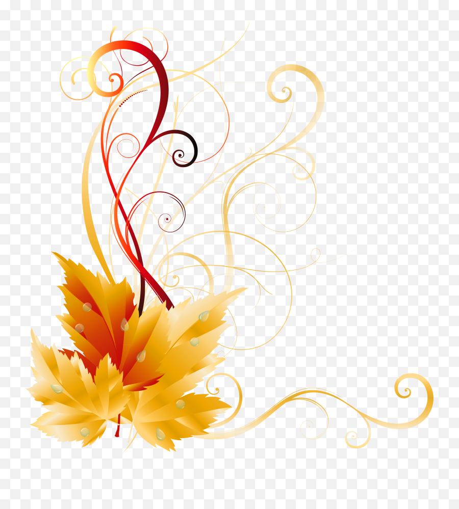 Autumn Leaves Clipart Corner - Transparent Border Fall Leaves Emoji,Fall Border Clipart