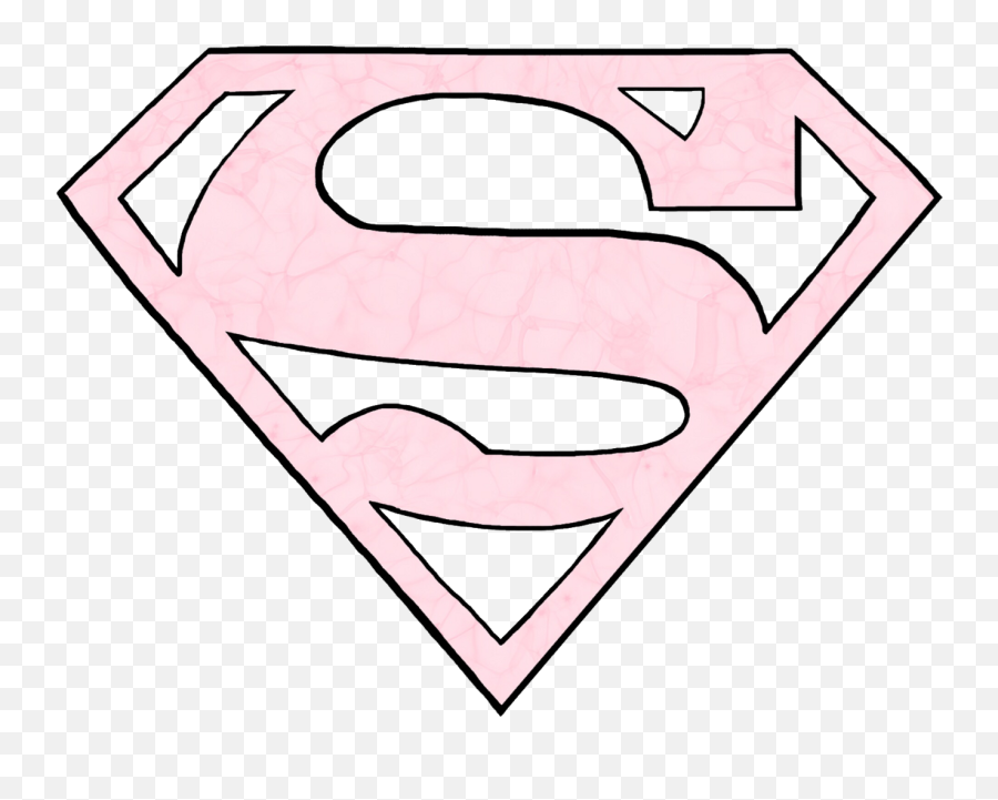 Superman Superwoman Logo Pink - Transparent Super Woman Logo Emoji,Superwoman Logo