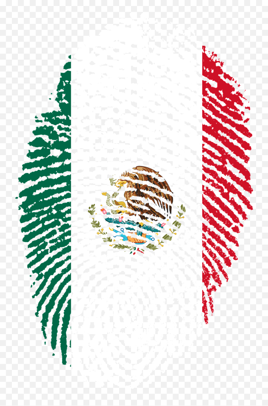 Mexico Flag Fingerprint Country Png - Mexico Flag Fingerprint Emoji,Mexico Flag Png