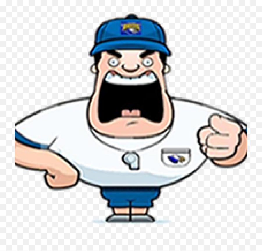 Coach Clipart Png - Drill Sergeant Cartoon Emoji,Coach Clipart