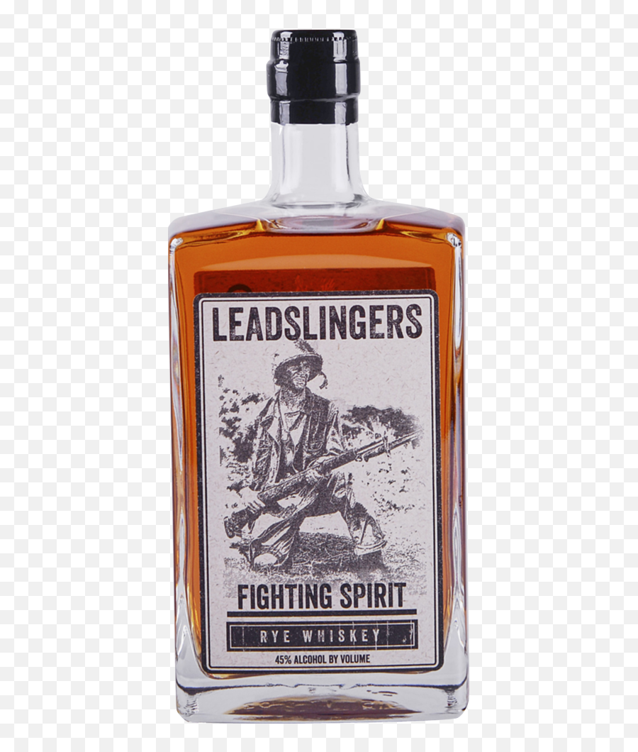 Leadslingers Fighting Spirit Rye Whiskey 750ml - Leadslingers Rye Emoji,Army Rangers Logo