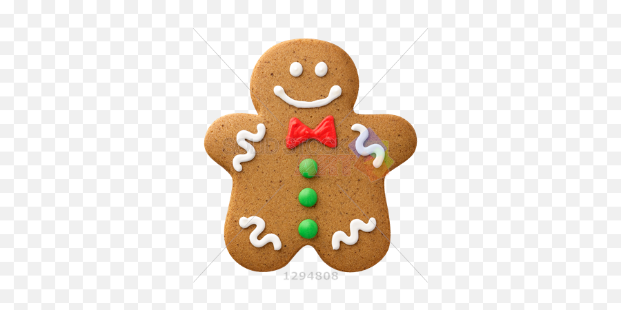 Download Hd Gingerbread Cookie Png Clip Freeuse Download - Gingerbread Man Biscuit Emoji,Cookie Transparent