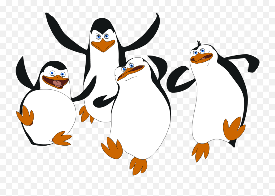 Madagascar Penguins Clipart - Madagascar Penguins Clipart Emoji,Penguins Clipart