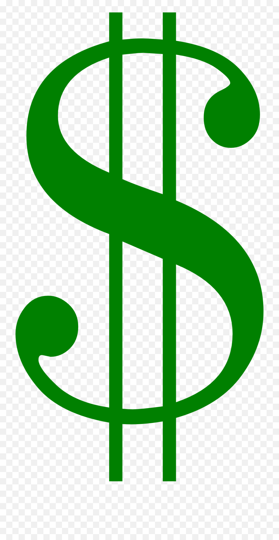 Free Dollar Sign Outline Download Free - Transparent Dollar Signs Clipart Emoji,Dollar Sign Clipart