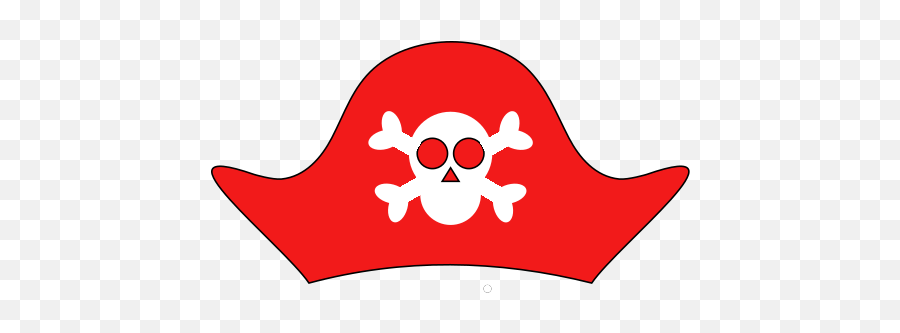 Cartoon Pirate Hat Skull Bones Png Svg Clip Art For Web Emoji,Pirate Skull Clipart