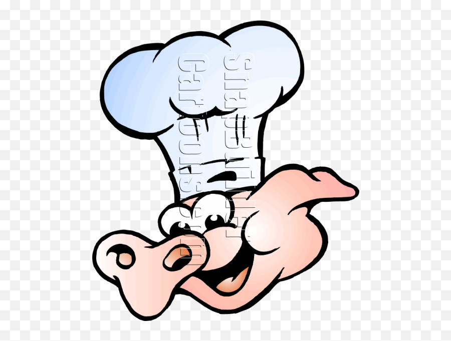 Chef Pig Head Mascot Logo - Chef Cooking Emoji,Mascot Logo