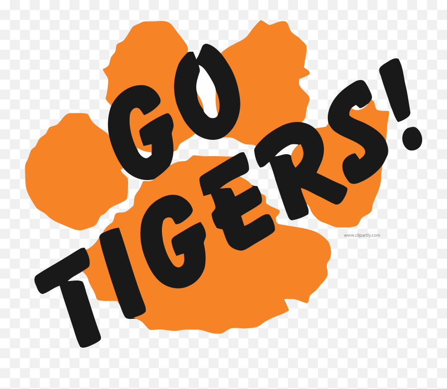 Download Go Tiggers Footprint Www - Tiger Pride Clip Art Emoji,Pride Clipart