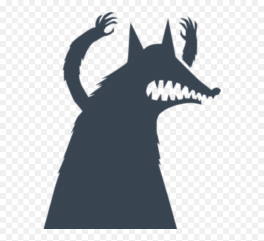 Download A Menacing Wolf - Like Shadow Looming Over The Page Looming Clipart Emoji,Menacing Transparent