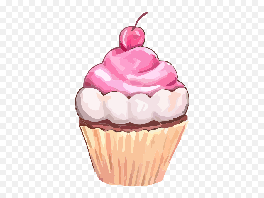 Free Pink Cupcake Clip Art - Clip Art Cupcake Png Emoji,Free Clipart For Commercial Use