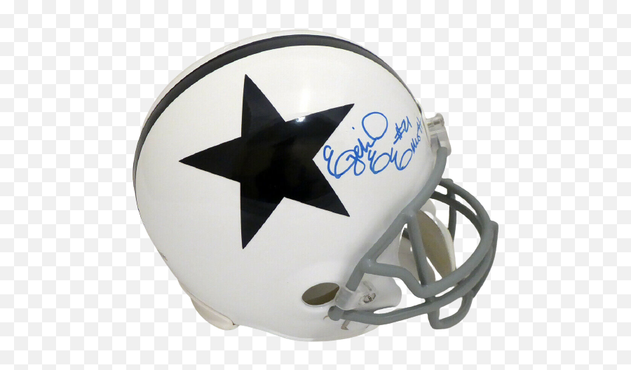 Ezekiel Elliott Dallas Cowboys Autographed Thanksgiving Full Emoji,Dallas Cowboys Helmet Png