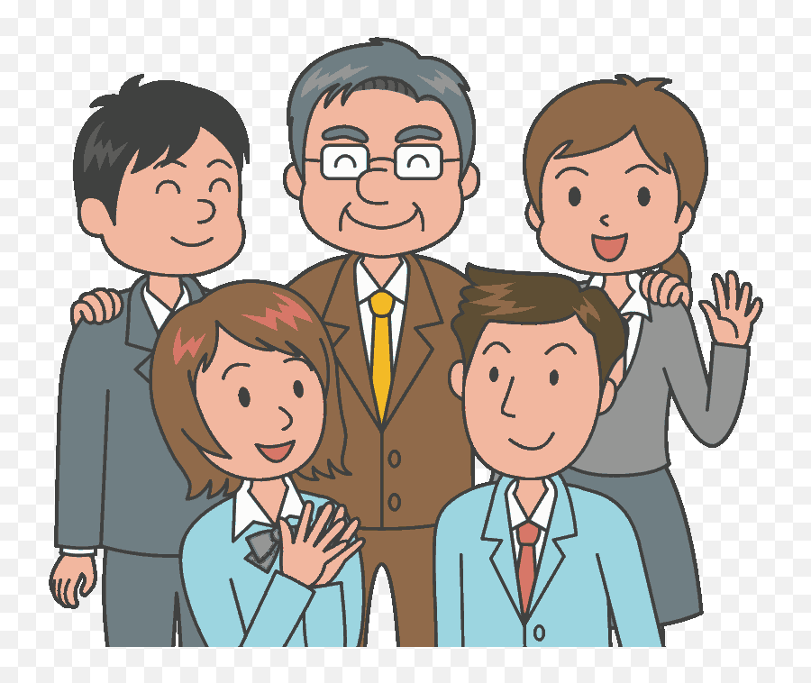 Download Input Happy Staff With Boss Png Image With No Emoji,Boss Png