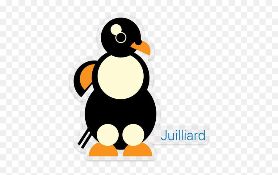 Juilliard Penguin Sticker U2014 Juilliard Store Emoji,Bassoon Clipart