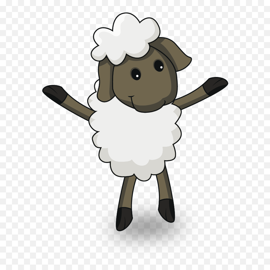 Cute Sheep In Light Blue And Green Image And Free Party Emoji,Cute Sheep Clipart