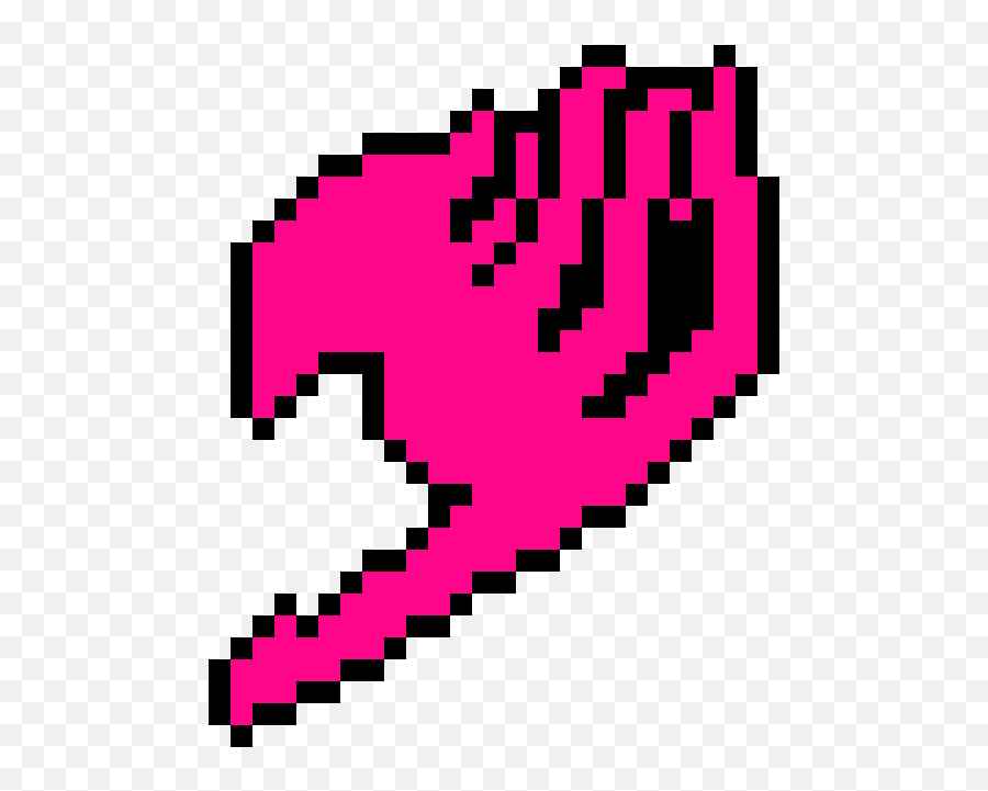 Fairy Tail Pixel Art Maker - Pixel Art Logo Fairy Tail Emoji,Fairy Tail Logo