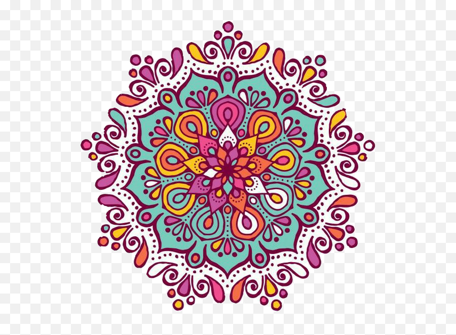 Library Of Emotion Snowflake Graphic Png Files - Mandalas Colourful Emoji,Emotions Clipart