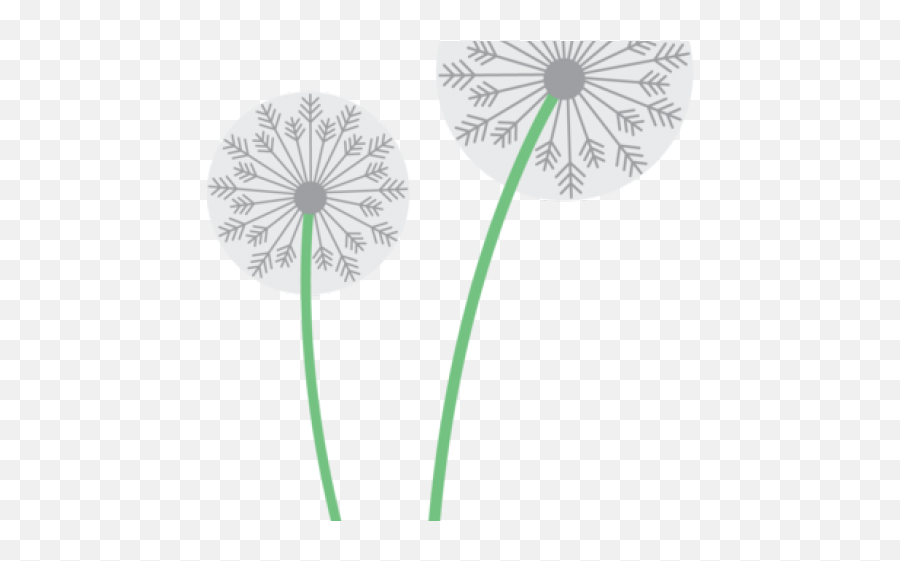 Download Hd Dandelion Clipart Two - Dot Emoji,Dandelion Clipart