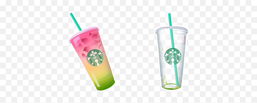 Starbucks Rainbow Drink Cursor U2013 Custom Cursor - Drink Lid Emoji,Starbuck Logo