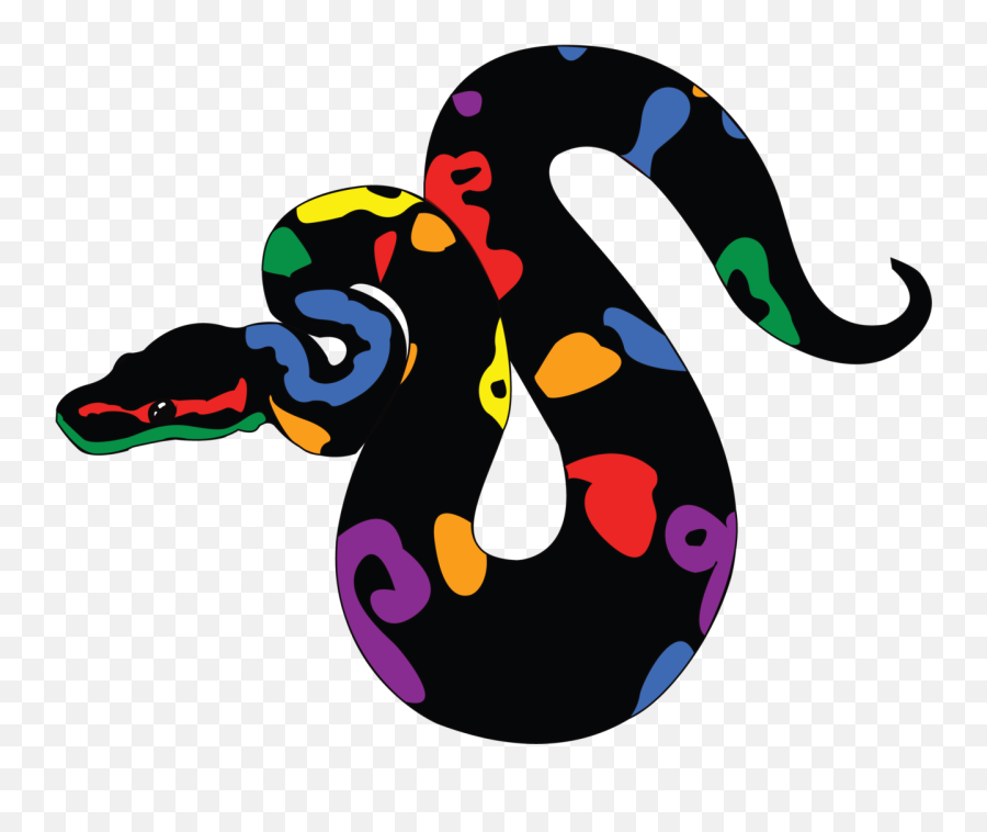 Gay Pride Snake - Bisexual Ball Python Emoji,Parade Clipart