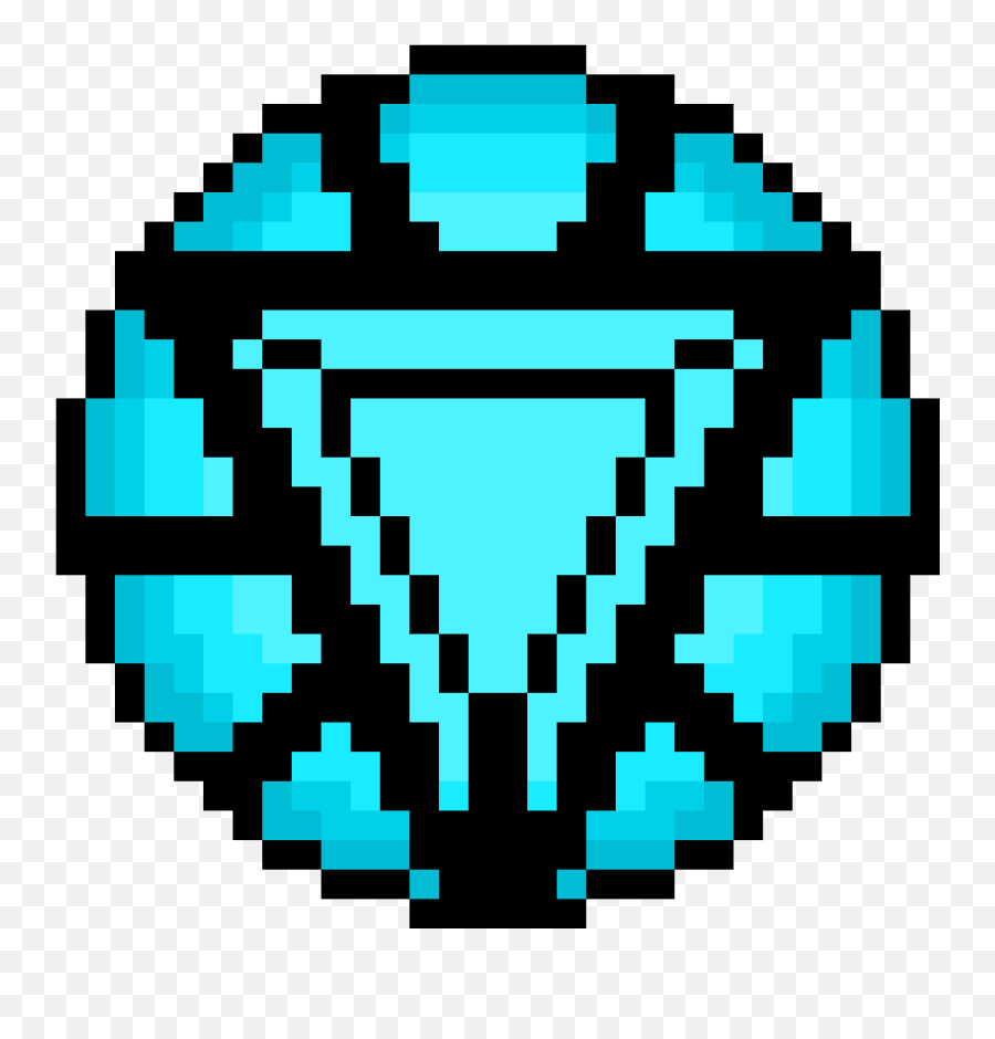 Pixilart - Iron Manu0027 Heart By Pivot Pixel Art Peppa Pig Small Emoji,Iron Man Logo
