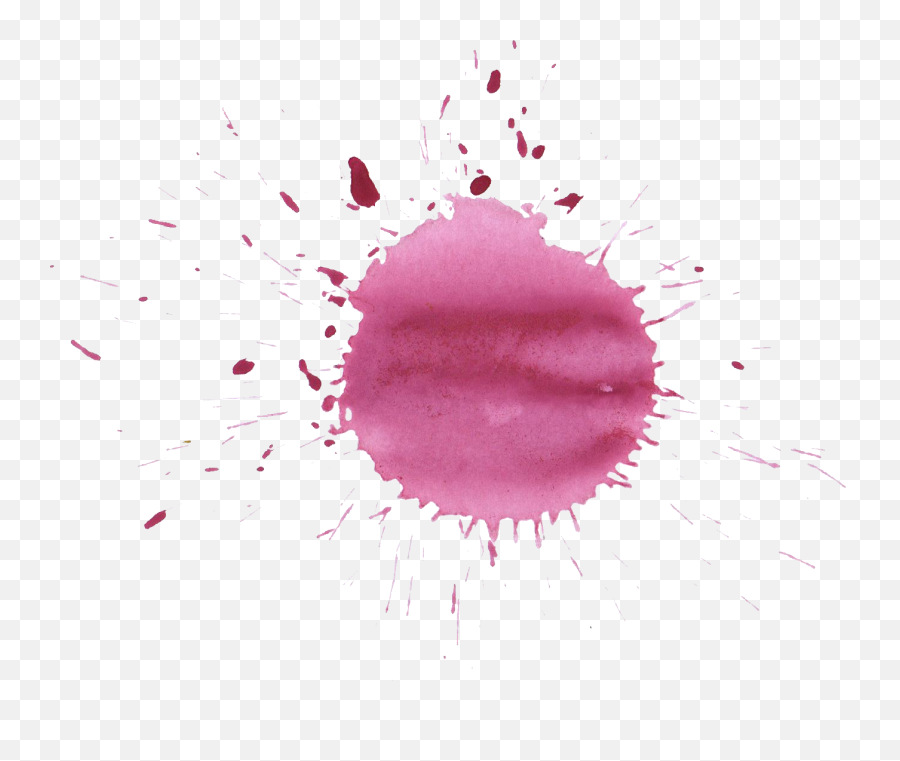 20 Purple Watercolor Splatter - Watercolor Drop Transparent Emoji,Watercolor Splash Png