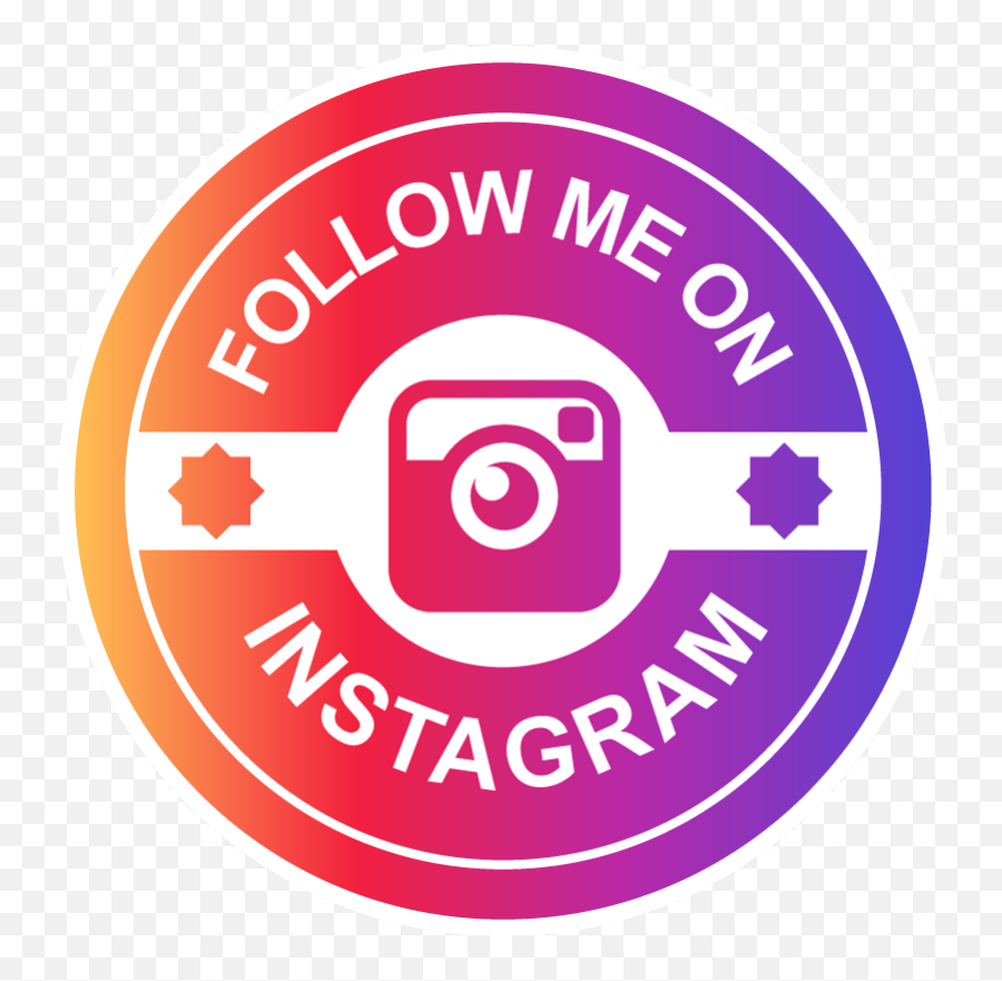 Instagram Circle Custom Rug - Follow Me In Insta Emoji,Custom Instagram Logo