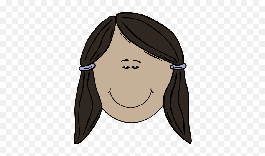 Free Clip Art Femme Asiatique - Brown Hair Clipart Emoji,Shy Clipart