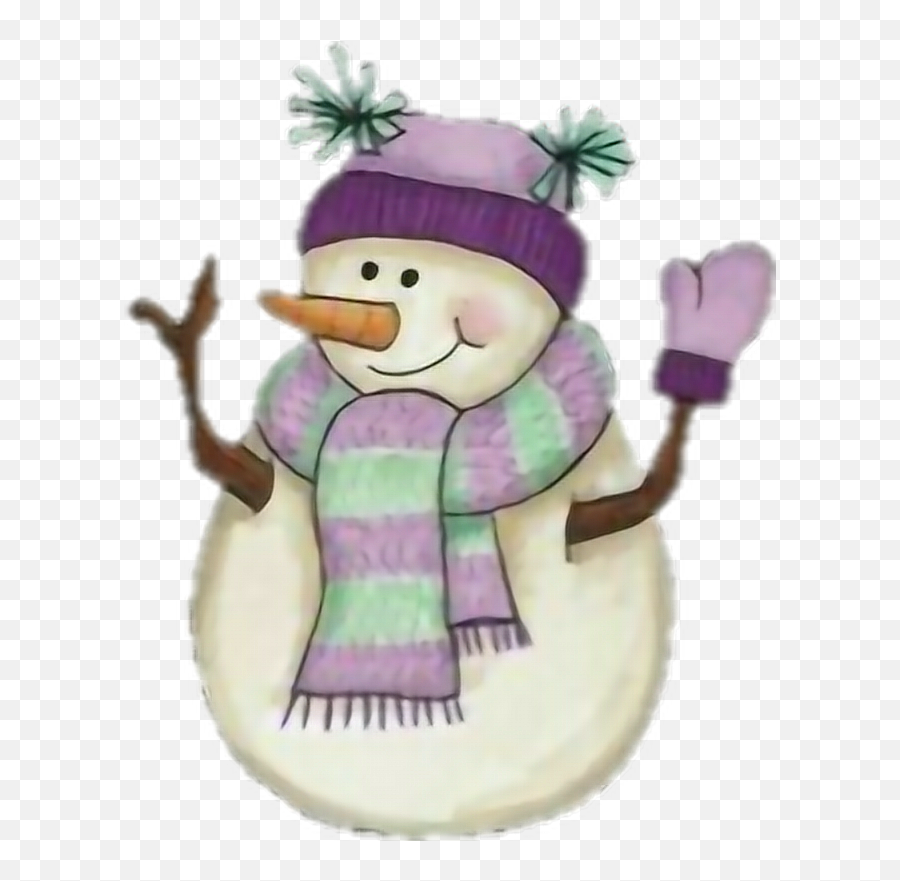 Download Girl Snowman Clipart Png Image With No Background - Snowman Emoji,Snowman Clipart