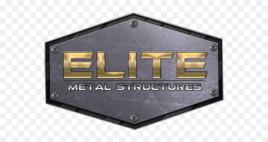 Elite Metal Structures Emoji,Metallic Logo