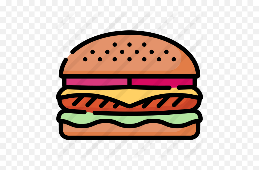 Free Food And Restaurant Icons Emoji,Cheeseburger Transparent