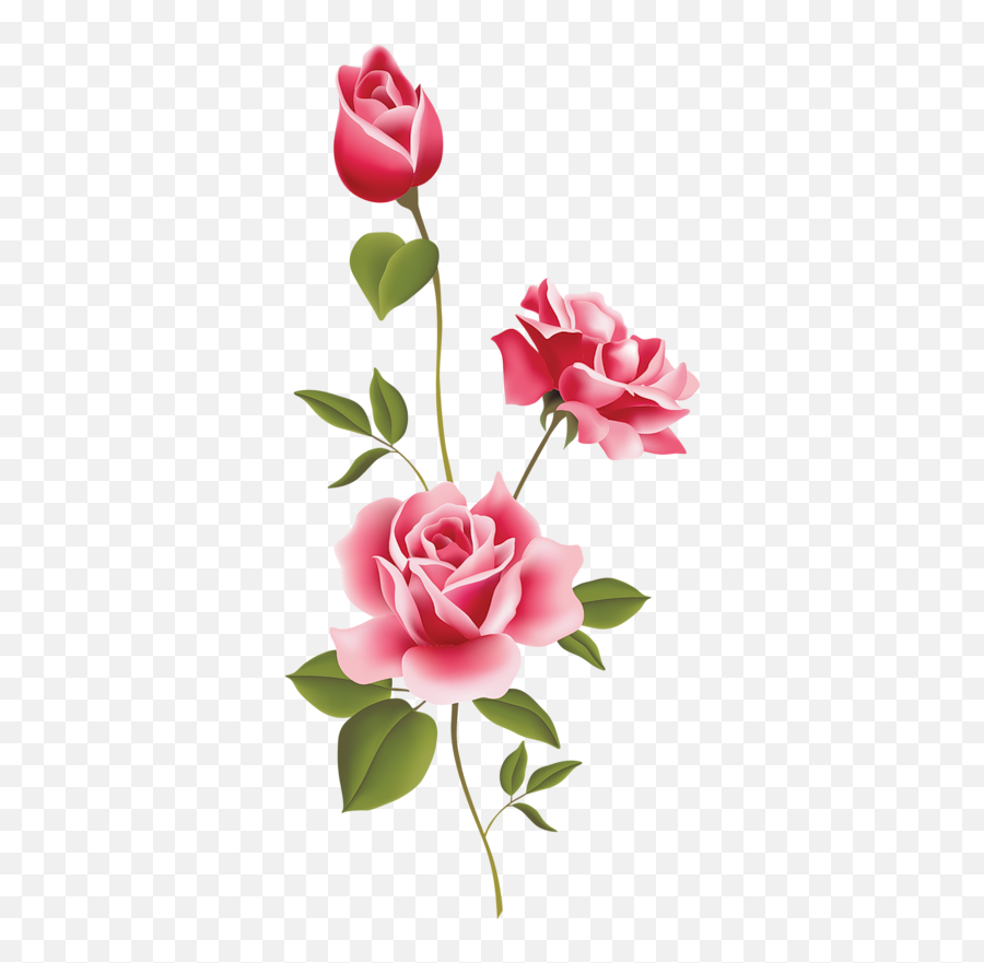 Rose Flowers Clip Art Transparent Png Emoji,Pink Roses Png