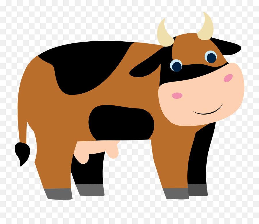Cow Clipart Free Download Transparent Png Creazilla - Animal Figure Emoji,Cow Clipart