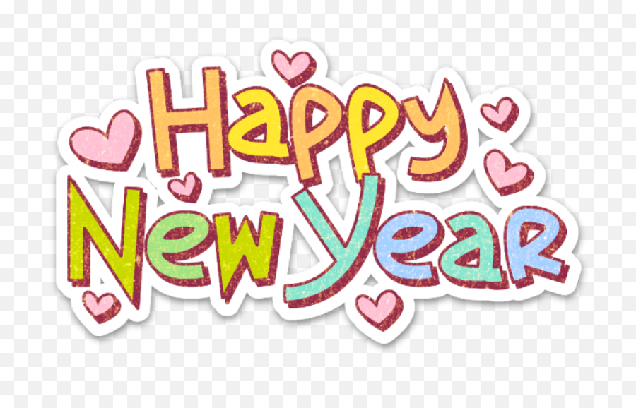 Happy New Year Png Hd Vector Clipart 20 Free Download Emoji,Free Clipart Happy New Year