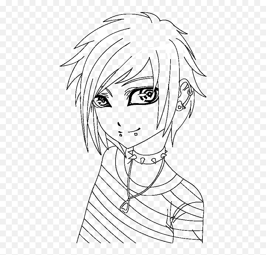 Anime Coloring Pages For Boys U2013 Iconmakerinfo Emoji,Transparent Anime Boy