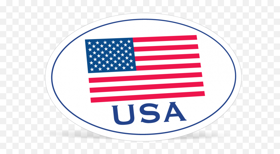 Download Oval American Flag Decals - American Flag Full American Flag Emoji,American Flag Png