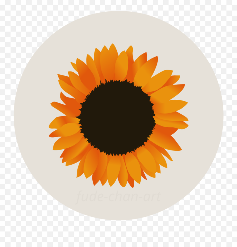 Sunflower Power By Fude - Chanart On Dribbble Emoji,Sunflower Vector Png