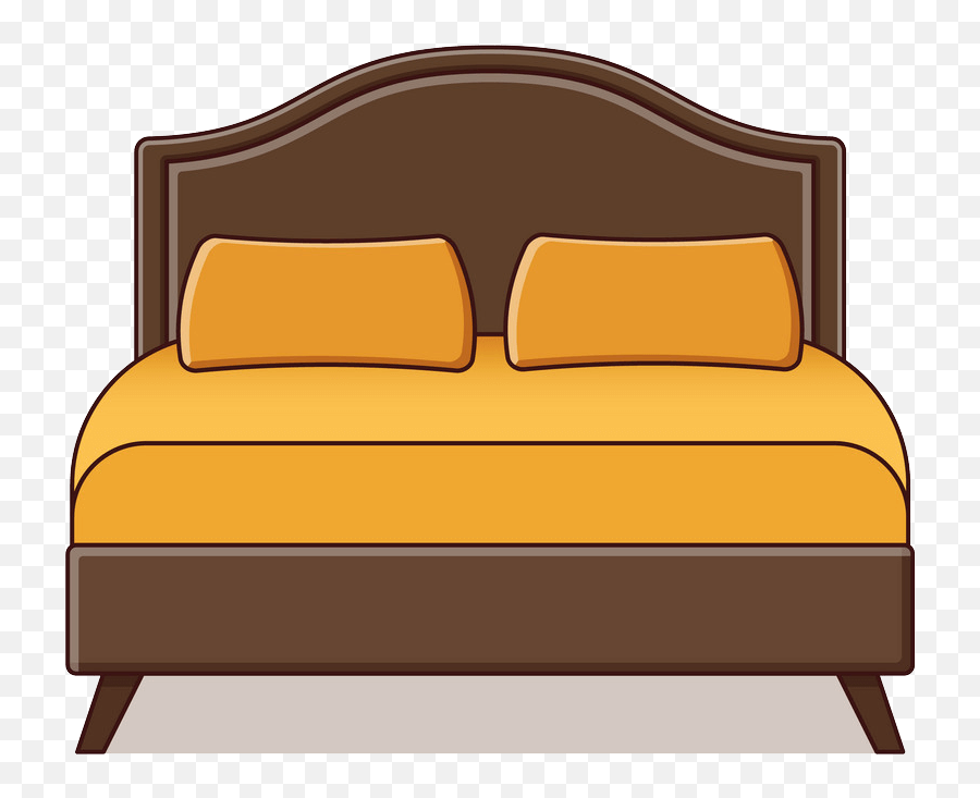 Bed Clipart Transparent 2 - Bed Clipart Emoji,Bed Clipart